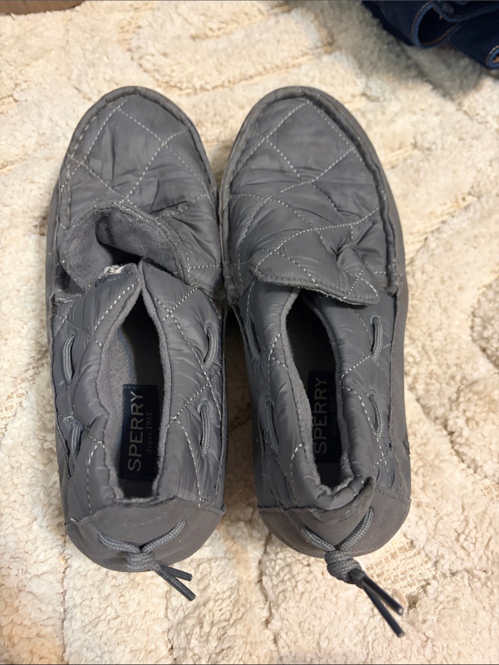 Grey shoes